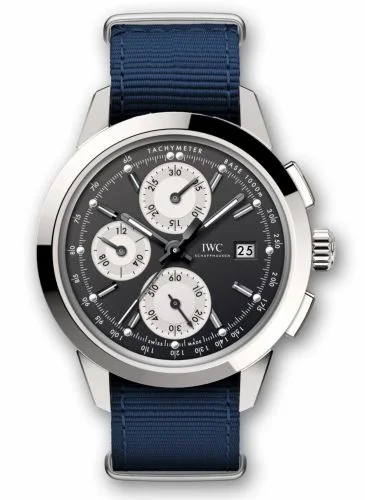 IWC Ingenieur Chronograph Custom Stainless Steel / Black-Silver-Black / NATO IW3808-DH (IW3808DH)